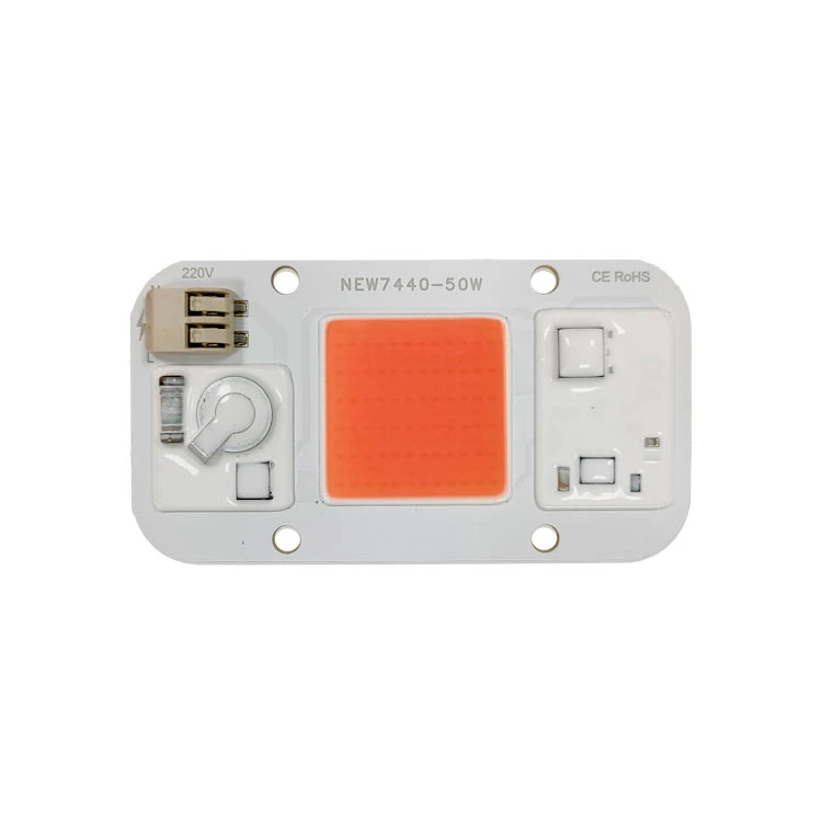 LED COB 전체 스펙트럼 50W 220V